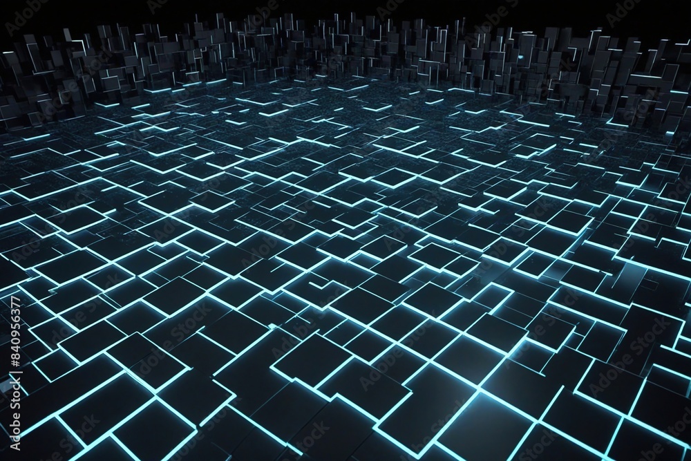 Naklejka premium Background of technological concepts