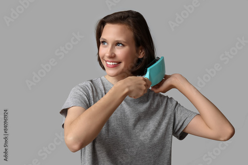 Beautiful young happy woman...