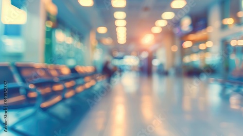 Wallpaper Mural Airport Waiting Area Blurred Series Abstract Blur Image Representing Travel Concept Torontodigital.ca