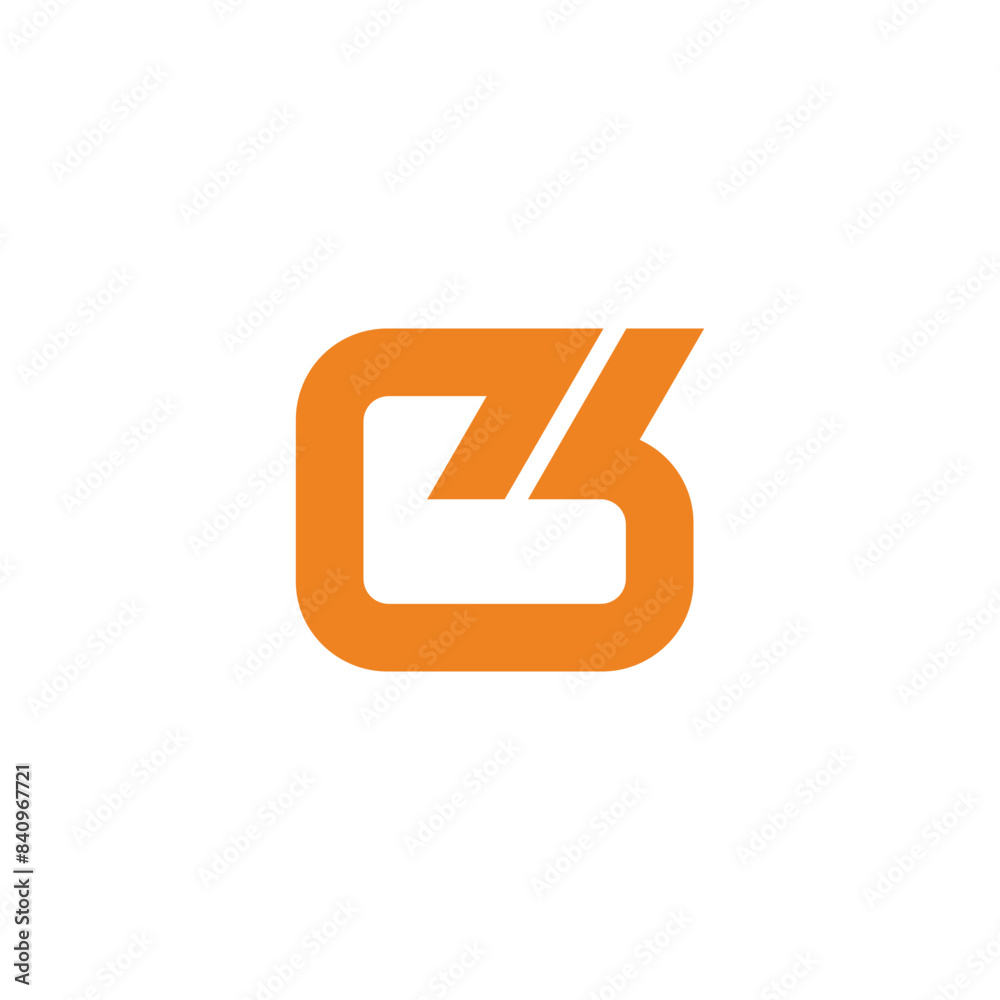 letter cb square geometric line logo vector letter cb square geometric line logo vector