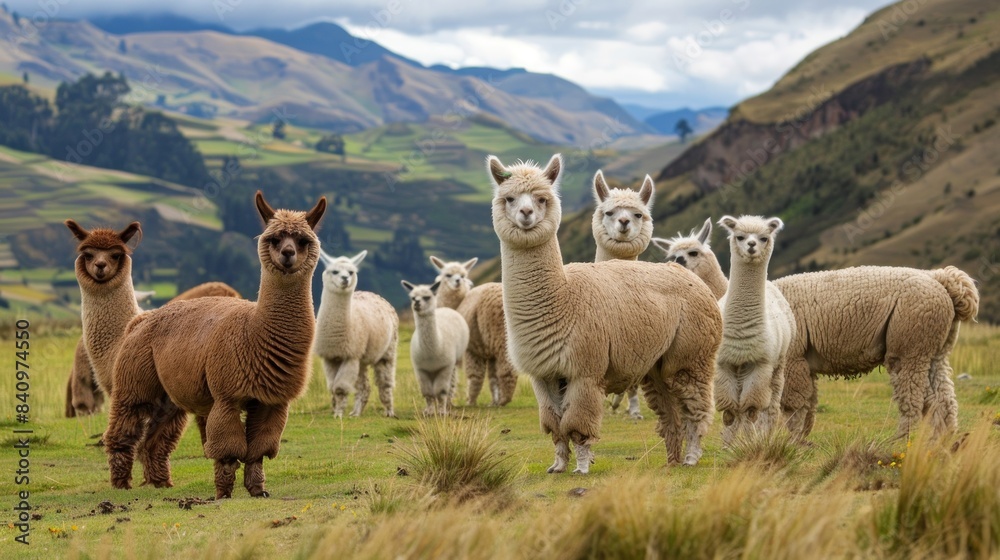 Fototapeta premium Alpaca 