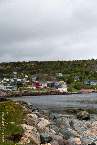 Cliffside views of Newfoundland ocean