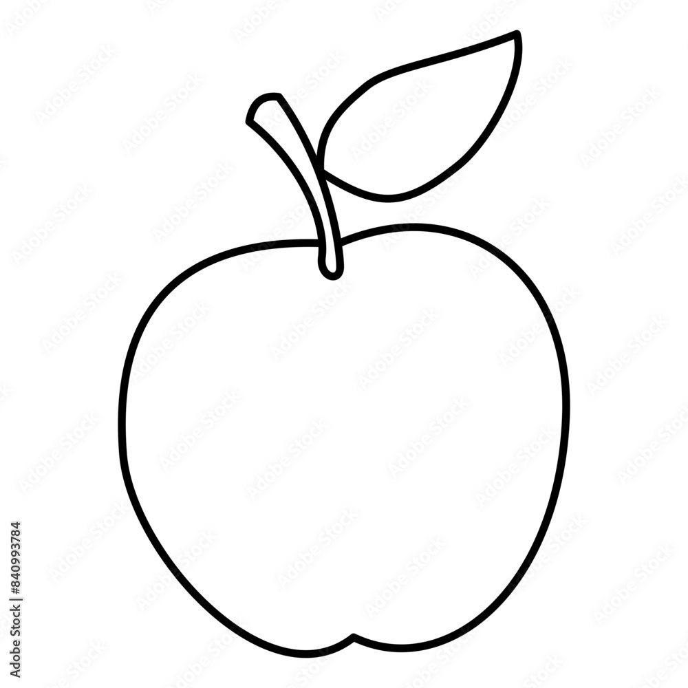 Apple Outline Apple Outline