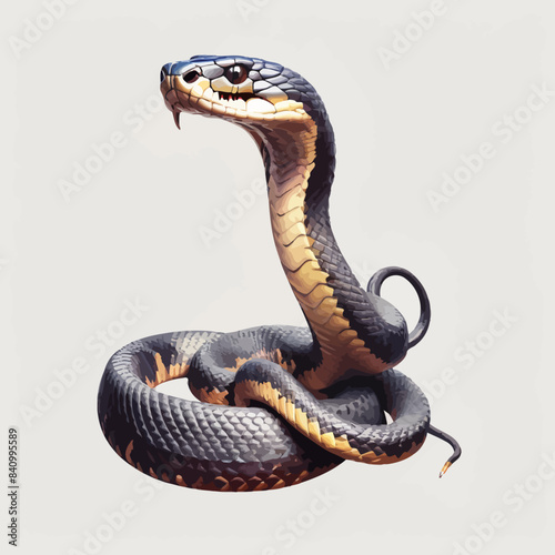 Snake Cobra Ilustration Design Very Cool