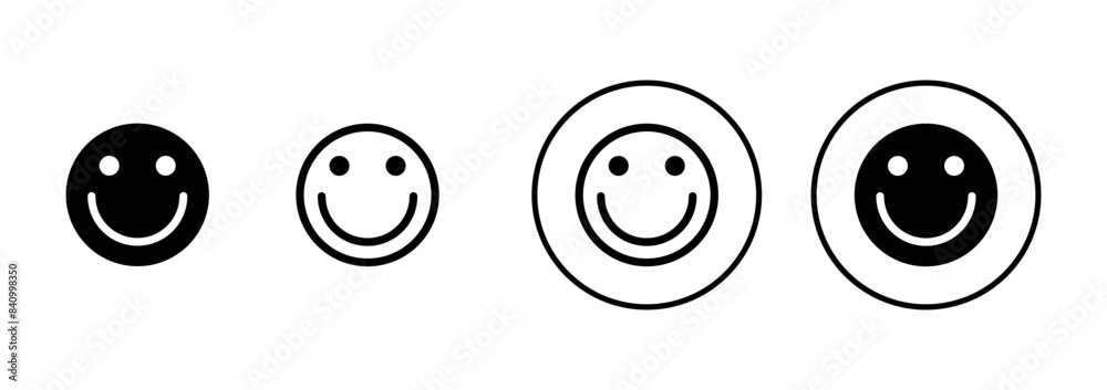 Smile icon vector isolated on white background. Smile vector icon. Emoticon Icon vector. Emoji Smile icon vector isolated on white background. Smile vector icon. Emoticon Icon vector. Emoji