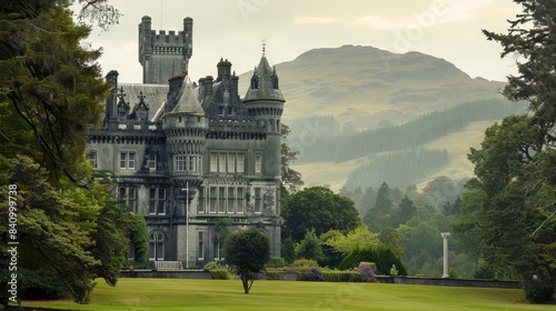 Historical castle landscape