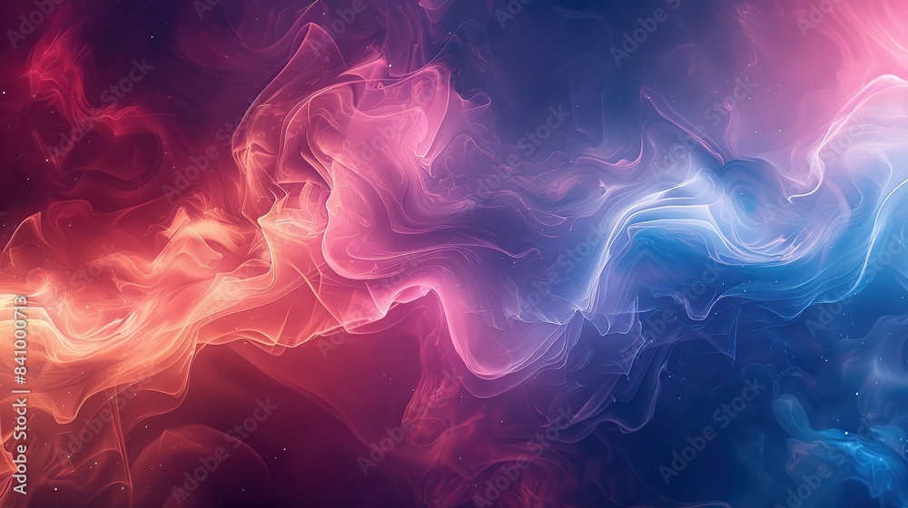 Elegant Smoke and Curve Abstract Background with Soothing Color Palette Elegant Smoke and Curve Abstract Background with Soothing Color Palette