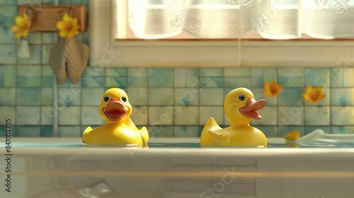 Rubber Duck and its kin in the tub