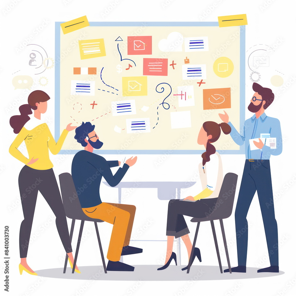 business people in workshop, Project planning and strategy, meeting room business people in workshop, Project planning and strategy, meeting room
