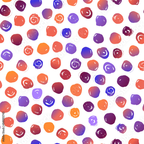 Retro vintage 80s or 90s fashion style abstract seamless pattern background. ...