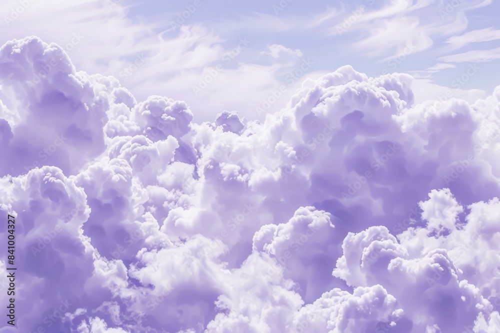 Soft Purple Clouds in the Sky Soft Purple Clouds in the Sky