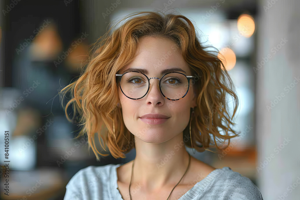 Realistic Stock Photo of a Cute German Project Manager Young Womann in her 40s created with Generative AI technology Realistic Stock Photo of a Cute German Project Manager Young Womann in her 40s created with Generative AI technology