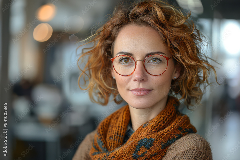 Realistic Stock Photo of a Cute German Project Manager created with Generative AI technology Realistic Stock Photo of a Cute German Project Manager created with Generative AI technology
