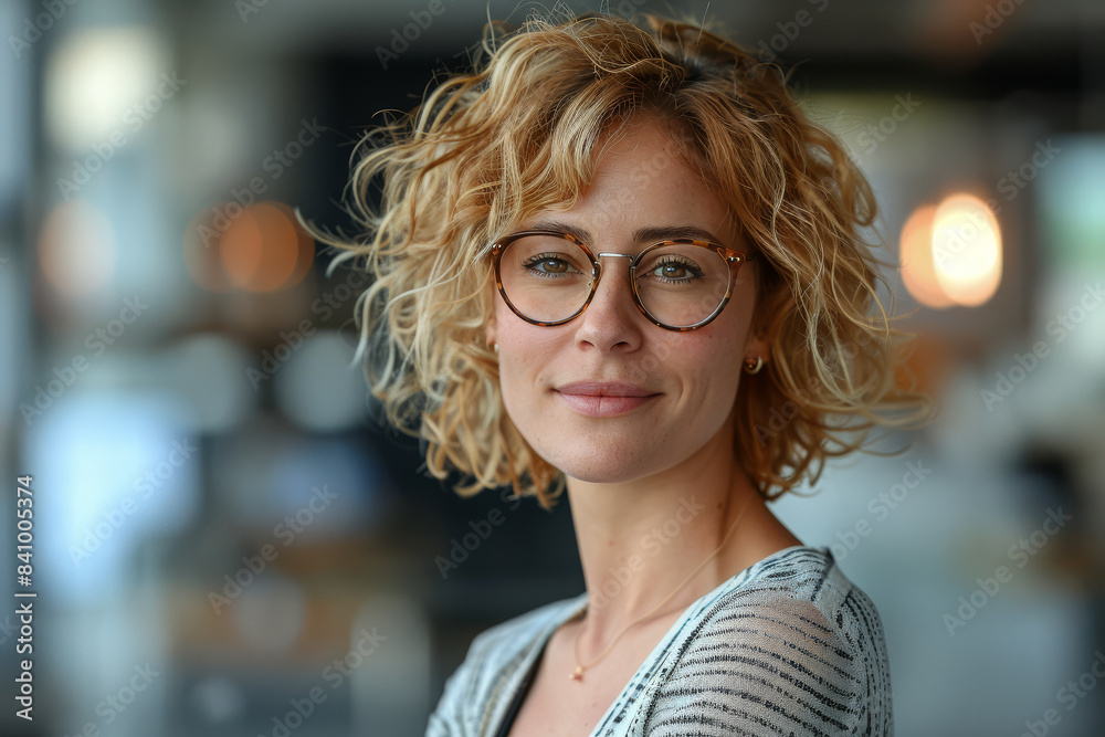 Realistic Stock Photo of a Cute German Project Manager created with Generative AI technology Realistic Stock Photo of a Cute German Project Manager created with Generative AI technology
