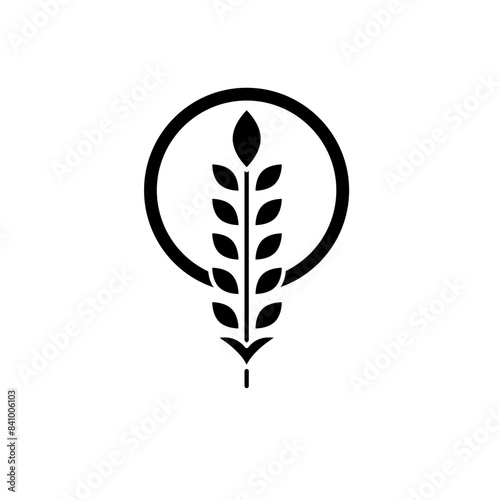wheat concept line icon. Simple element illustration. wheat concept outline symbol design.