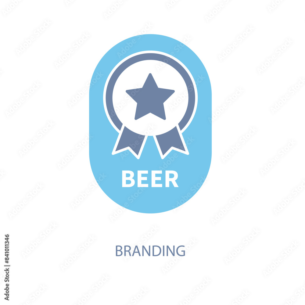 branding pack concept line icon. Simple element illustration. branding pack concept outline symbol design. branding pack concept line icon. Simple element illustration. branding pack concept outline symbol design.