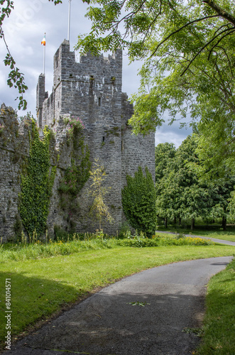 Swords castle in county dublin, ireland photo