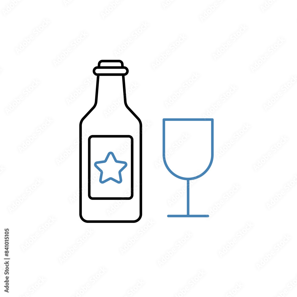 craft beer concept line icon. Simple element illustration. craft beer concept outline symbol design. craft beer concept line icon. Simple element illustration. craft beer concept outline symbol design.