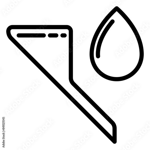 Funnel icon, line icon style
