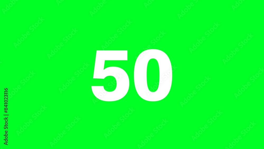 counting number 0 to 100, counter animation zero to one hundred white number on green background counting number 0 to 100, counter animation zero to one hundred white number on green background