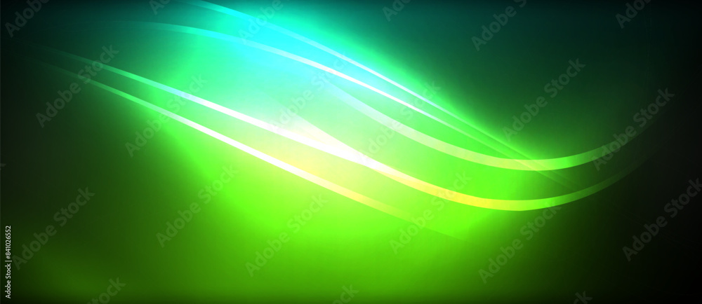 Neon glowing circle rays, light round lines in the dark, planet style neon wave lines. Energetic electric concept design for wallpaper, banner, background Neon glowing circle rays, light round lines in the dark, planet style neon wave lines. Energetic electric concept design for wallpaper, banner, background