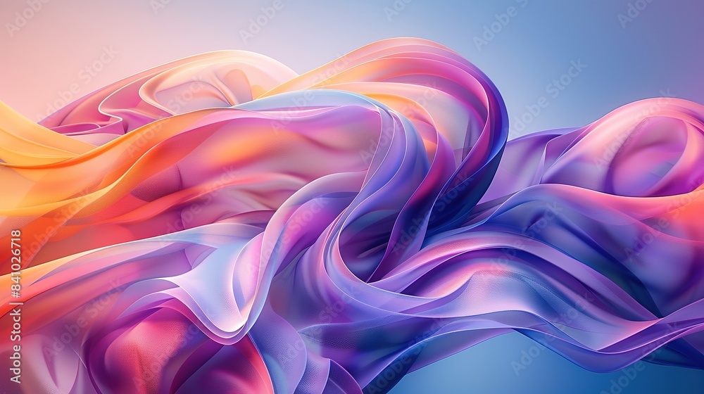 An abstract surface of purples, blues, and white curves with a colorful background, in the style of 32k UHD, light blue and pink, light orange and sky-blue, UHD image, shiny/glossy, Intel Core, light An abstract surface of purples, blues, and white curves with a colorful background, in the style of 32k UHD, light blue and pink, light orange and sky-blue, UHD image, shiny/glossy, Intel Core, light