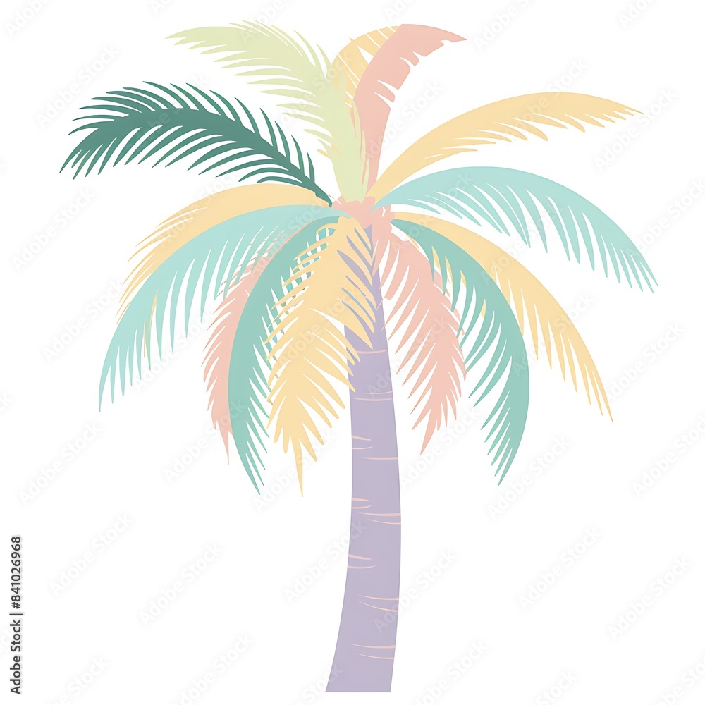 Obraz premium palm tree illustration