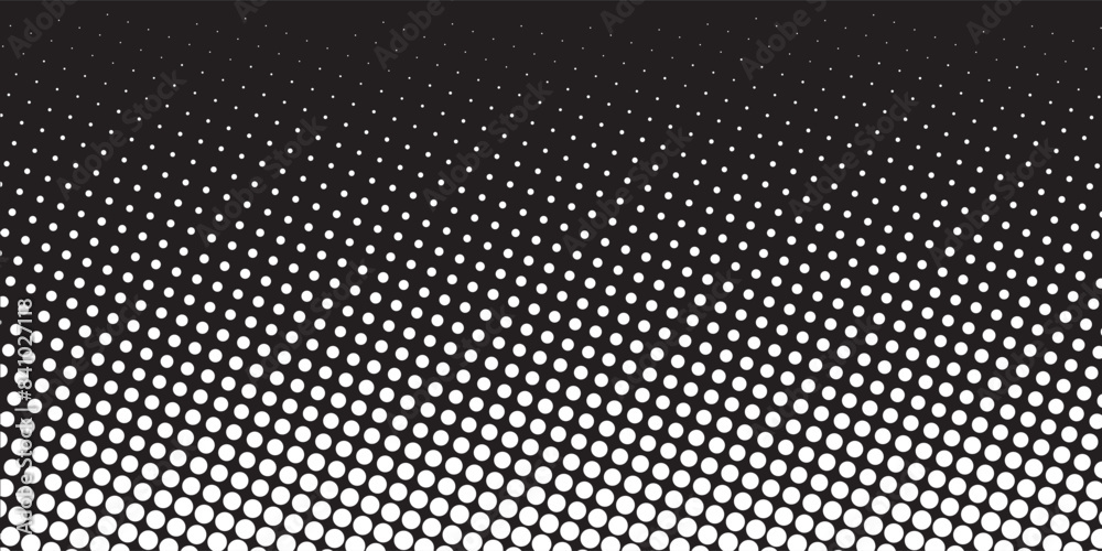 Halftone abstract pattern dot background and texture with overlay grunge effect. Seamless retro comic halftone frame or polka dot pop art line. Black and white dotted gradient halftone background. Halftone abstract pattern dot background and texture with overlay grunge effect. Seamless retro comic halftone frame or polka dot pop art line. Black and white dotted gradient halftone background.