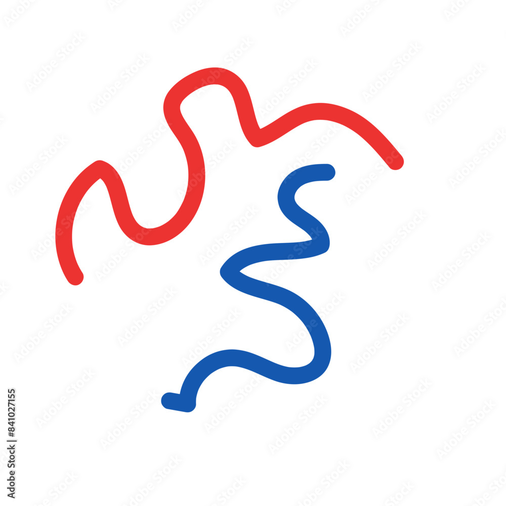 Blue red decorative lines graphic vector Blue red decorative lines graphic vector