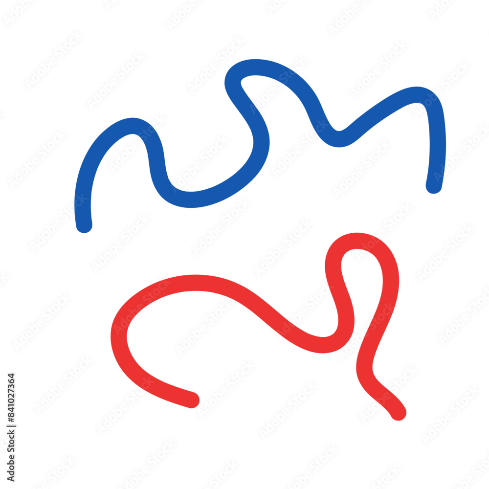 Blue red decorative lines graphic vector Blue red decorative lines graphic vector