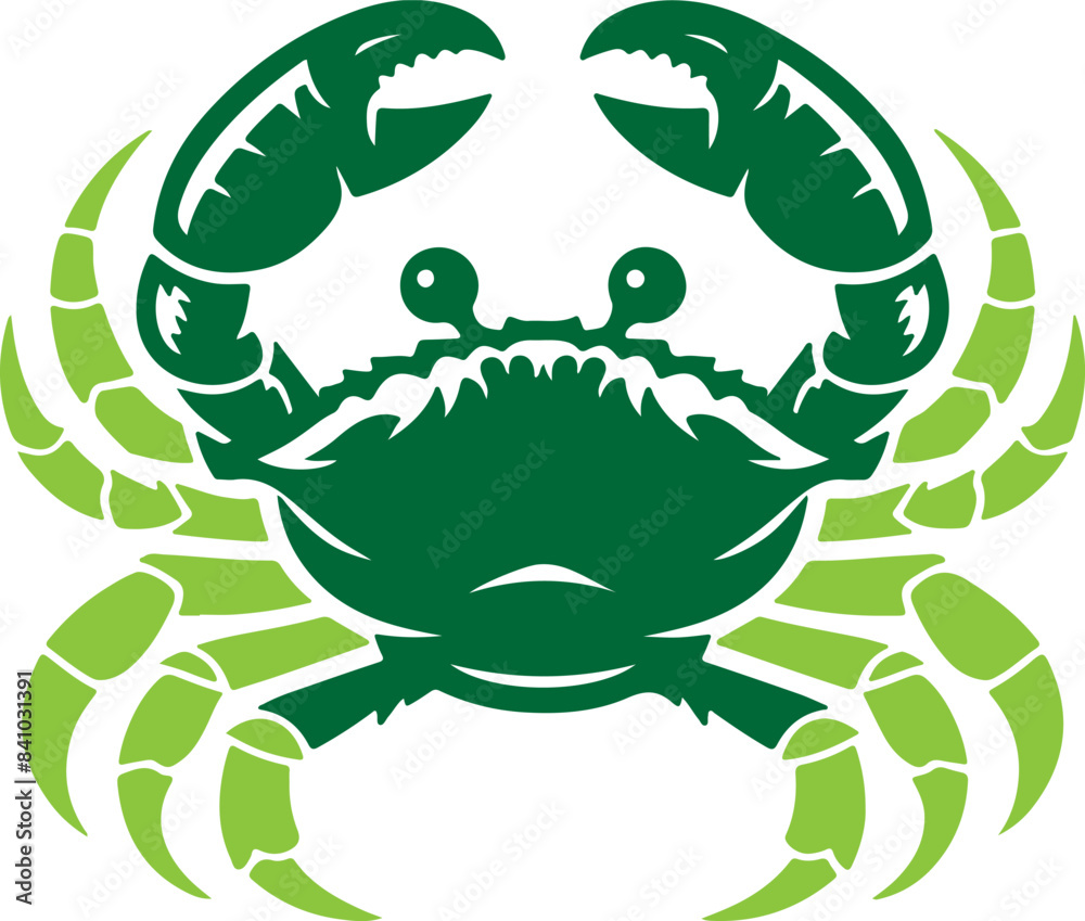 Ilustration Crab Logo Design Silhouette with simple color, suitable for t-shirt, icon or wallpaper Ilustration Crab Logo Design Silhouette with simple color, suitable for t-shirt, icon or wallpaper