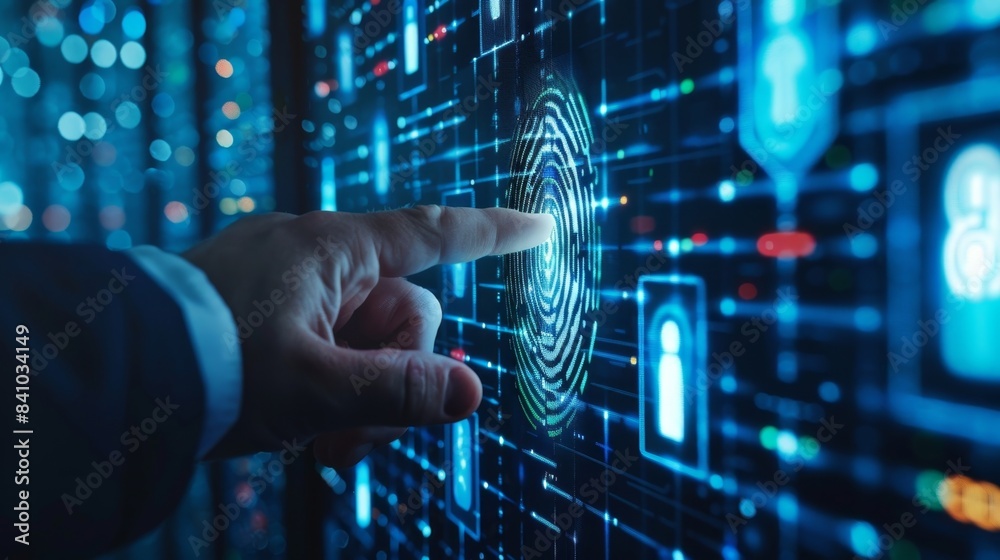A data center utilizes a combination of fingerprint and iris scanning for secure access to servers and sensitive information. A data center utilizes a combination of fingerprint and iris scanning for secure access to servers and sensitive information.