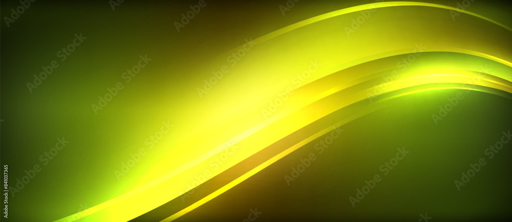 Neon glowing circle rays, light round lines in the dark, planet style neon wave lines. Energetic electric concept design for wallpaper, banner, background Neon glowing circle rays, light round lines in the dark, planet style neon wave lines. Energetic electric concept design for wallpaper, banner, background
