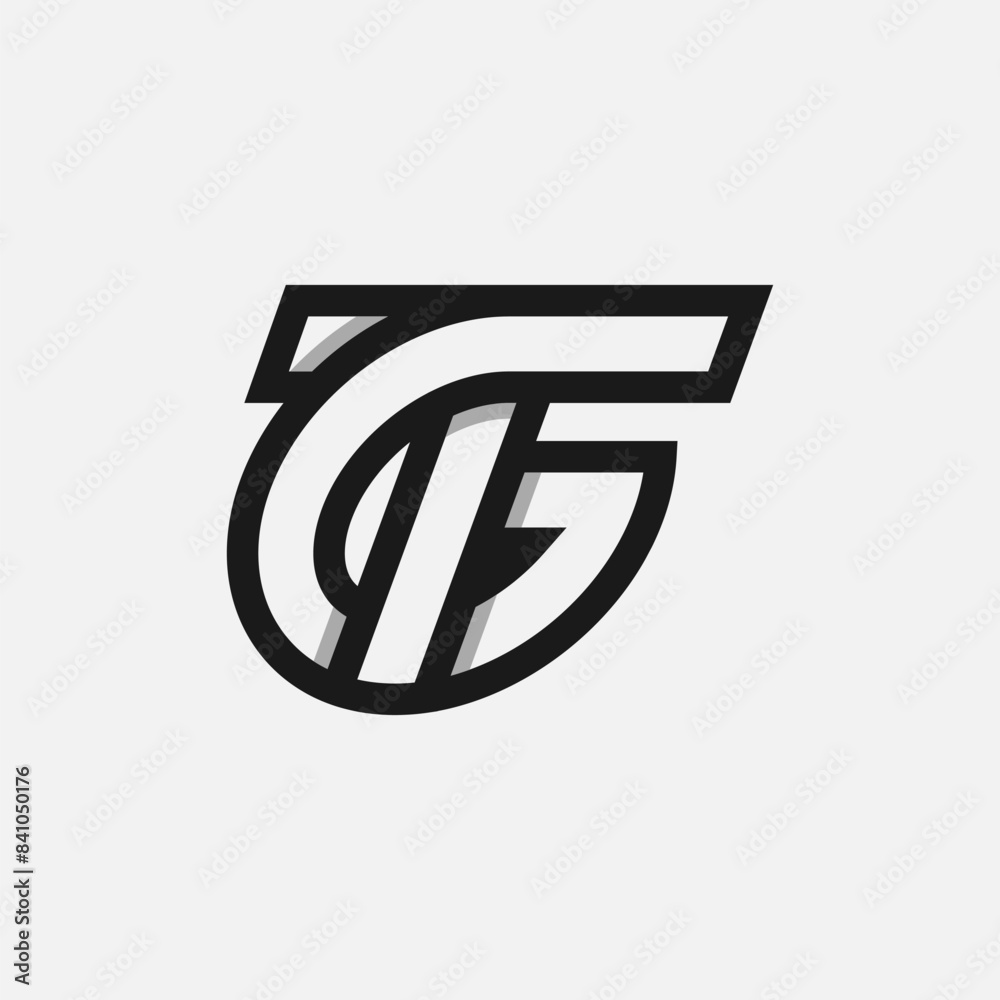 Letter GT or TG Logo, Monogram Logo letter G with T combination, design logo template element, vector illustration Letter GT or TG Logo, Monogram Logo letter G with T combination, design logo template element, vector illustration
