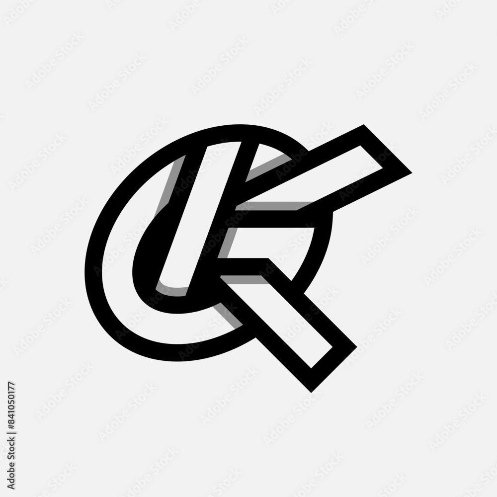 Letter GK or KG Logo, Monogram Logo letter G with K combination, design logo template element, vector illustration Letter GK or KG Logo, Monogram Logo letter G with K combination, design logo template element, vector illustration