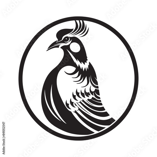 Partridge Logo design and template stock Vector Isolated On white