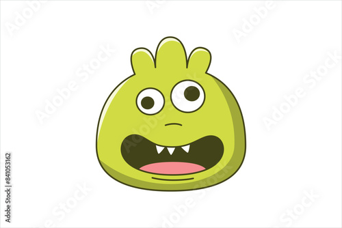Troll Faces Flat Sticker Design