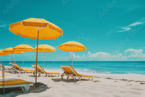 People relaxing and tanning at the beach  enjoying the sun  playing volleyball  and swimming