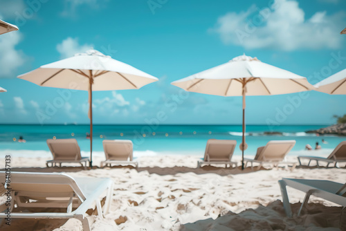 People relaxing and tanning at the beach  enjoying the sun  playing volleyball  and swimming