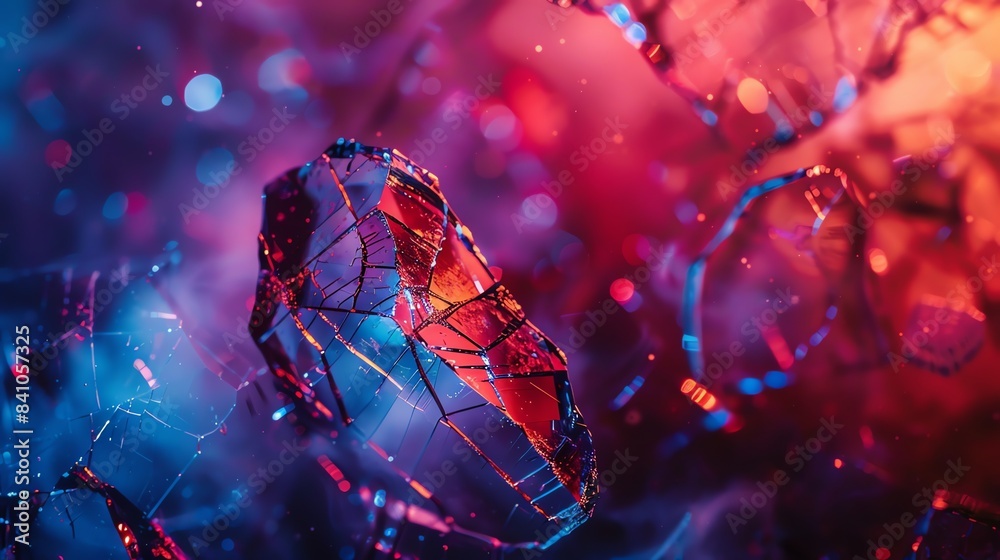 light set, light painting, UV light, abstract, broken glass, rim light, cinematic shot aspect ratio 3:1 for banner, landing page, website light set, light painting, UV light, abstract, broken glass, rim light, cinematic shot aspect ratio 3:1 for banner, landing page, website