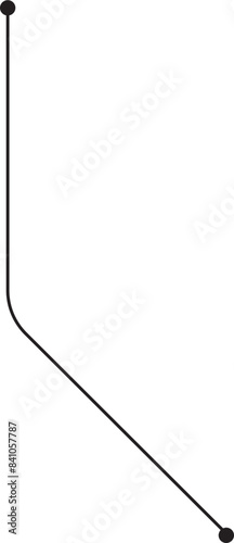 Curved Line connector