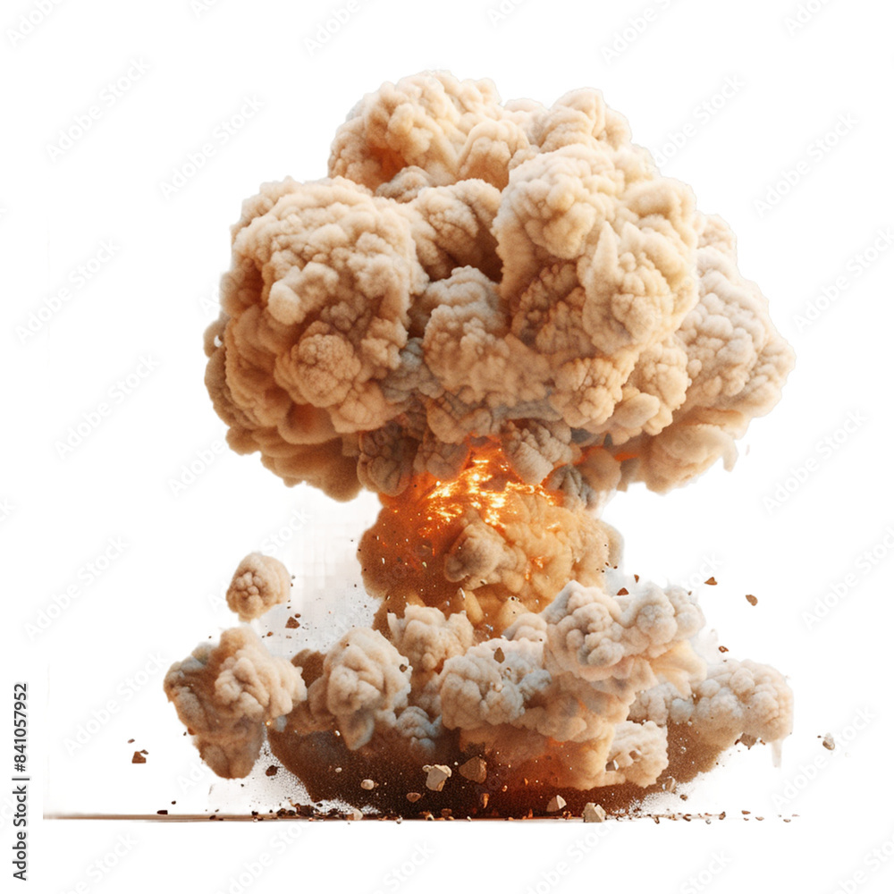 Fototapeta premium terrible explosion png