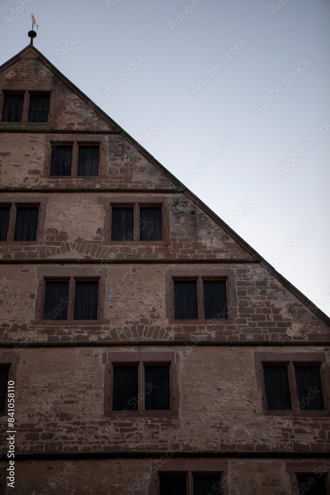 Medieval Buildings at Maulbronn Monastery at dusk, Maulbronn, Baden-Württemberg, Germany Medieval Buildings at Maulbronn Monastery at dusk, Maulbronn, Baden-Württemberg, Germany