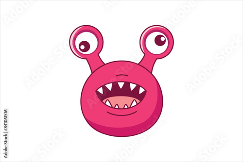 Troll Faces Flat Sticker Design
