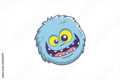 Troll Faces Flat Sticker Design