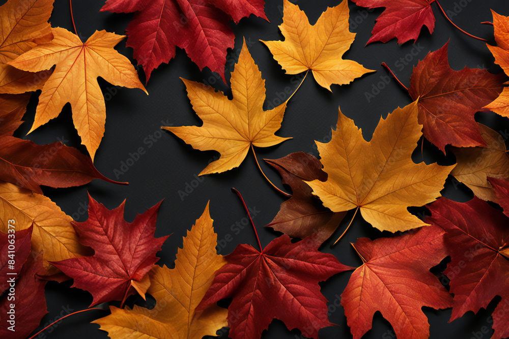 Autumn leaves background. Autumn leaves background.