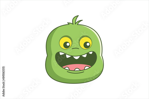 Troll Faces Flat Sticker Design
