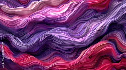 Vibrant abstract waves of pink, purple, and red hues create a mesmerizing texture, perfect for backgrounds and creative projects. photo