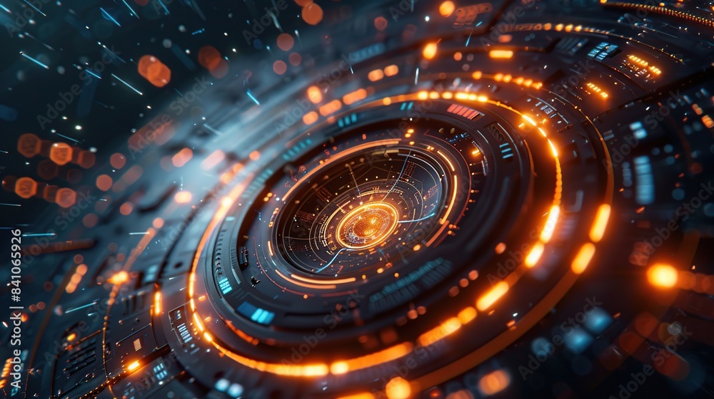 Obraz premium Tech-Savvy Circuit Board Technology Background With Advanced Electronic Components