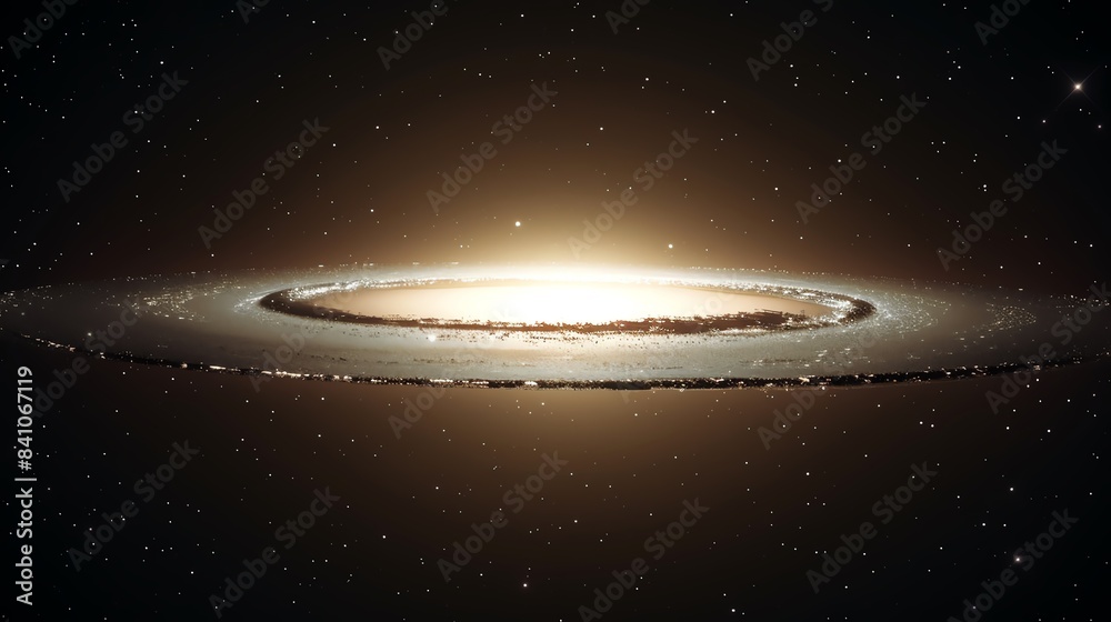 A realistic photo of an elliptical galaxy with a smooth, bright core and faint outer regions, highly detailed and lifelike A realistic photo of an elliptical galaxy with a smooth, bright core and faint outer regions, highly detailed and lifelike